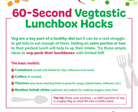 60 Second Vegtastic Lunchbox Hacks
