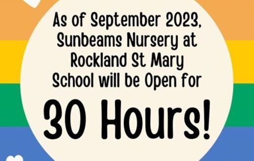 Sunbeams Nursery - now open 30 hours a week for 3+ year olds