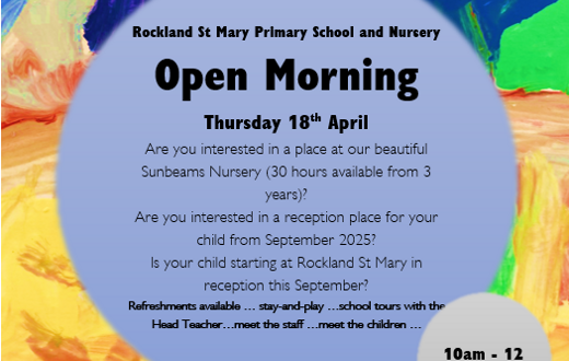 RSM Open Morning - 18th April 2024 10am-12
